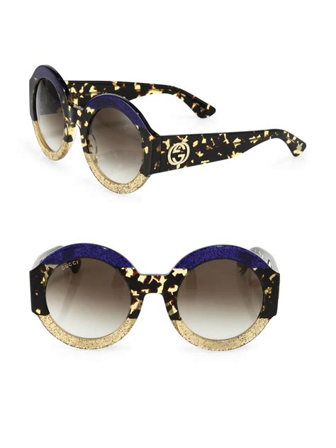 oversized round sunglasses gucci